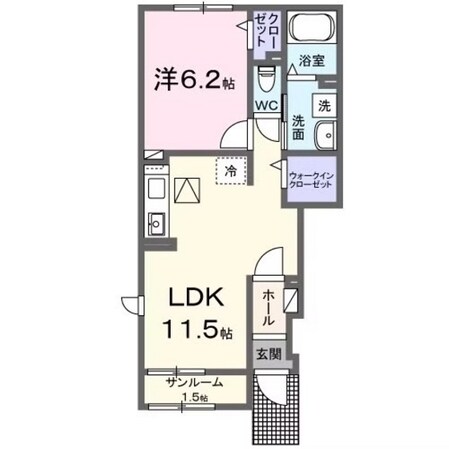 グラジオラス　Ⅲの物件間取画像